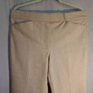 WHBM Linen Blend 4-pocket Boot Leg Trouser